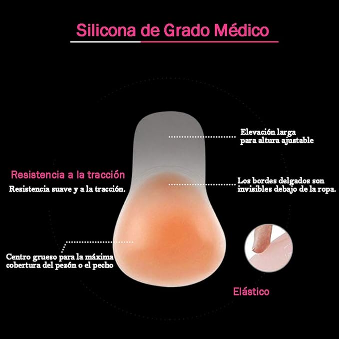 Sujetador Adhesivo de Silicona Push Up